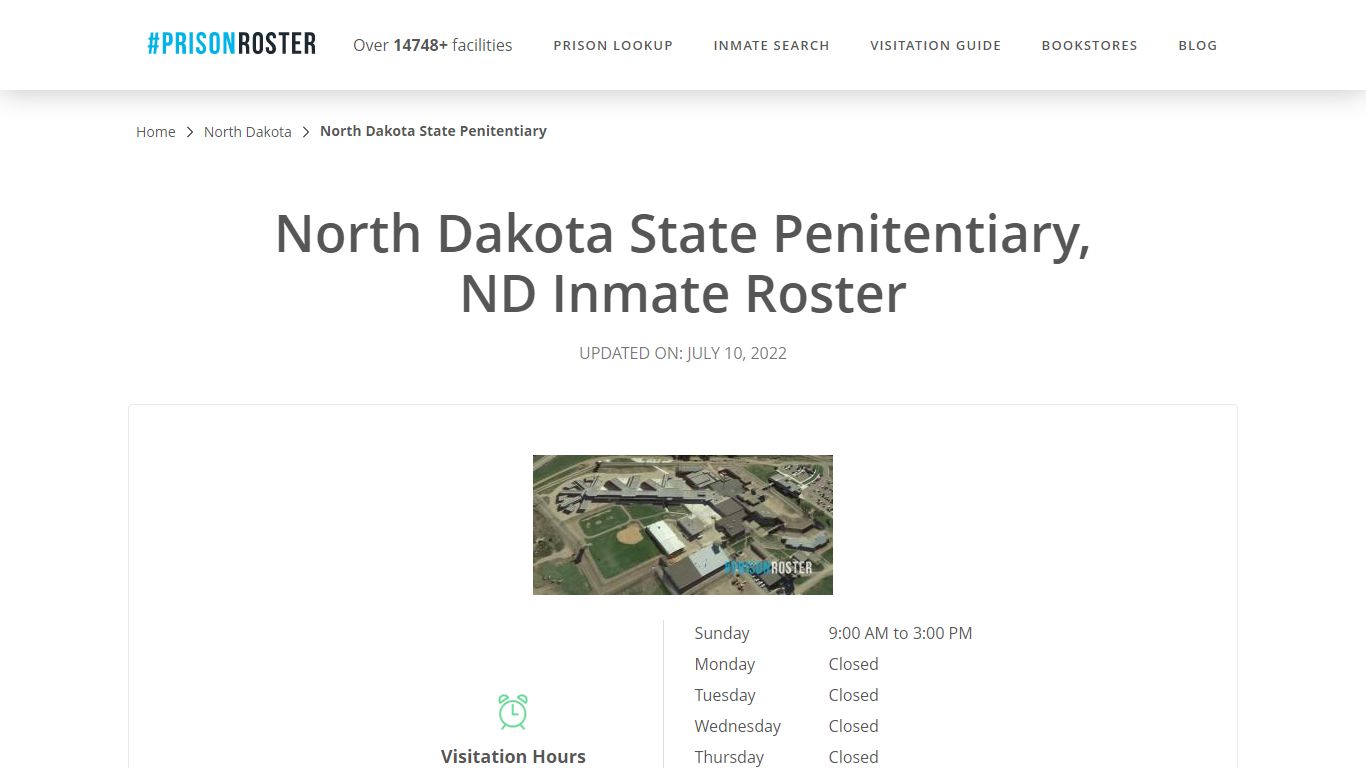 North Dakota State Penitentiary, ND Inmate Roster - Prisonroster